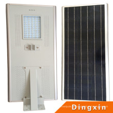 Lâmpada de rua solar integrada do diodo emissor de luz 60W com CE RoHS 100-110lm / W